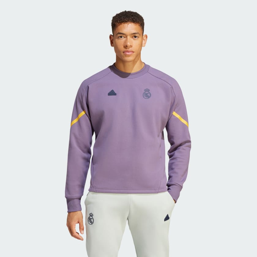 adidas Real Madrid Designed for Gameday Sweatshirt Paars adidas Offici le Shop