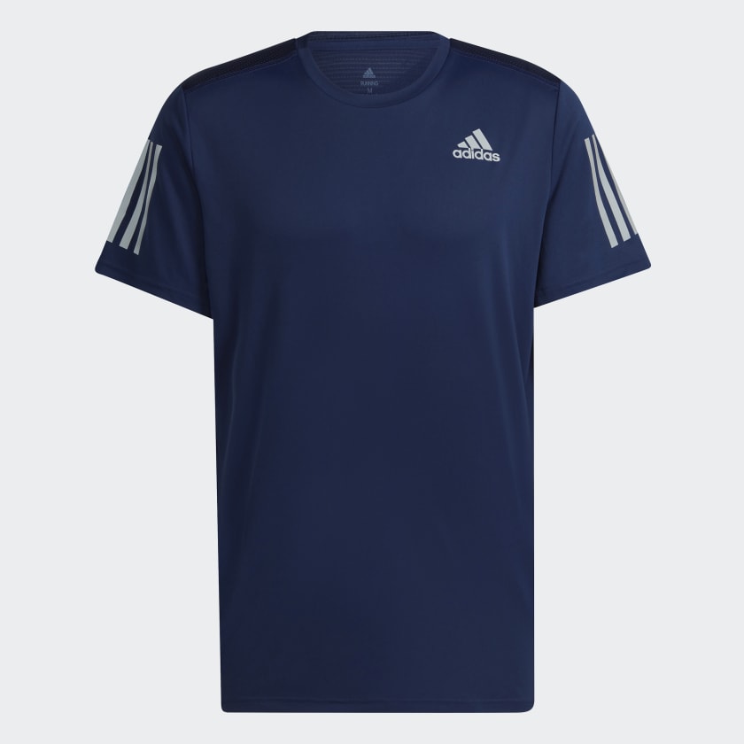 adidas Own the Run Tee Blue Free Shipping with adiClub adidas US