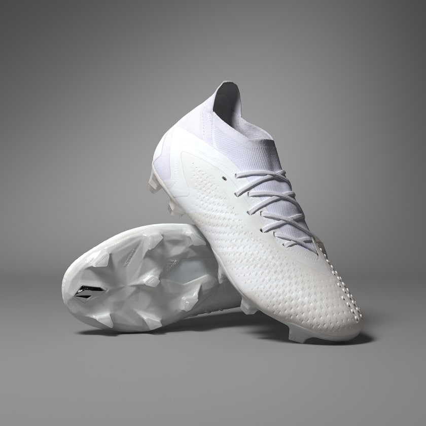adidas Accuracy.1 Firm Cleats - White | Unisex Soccer | adidas US