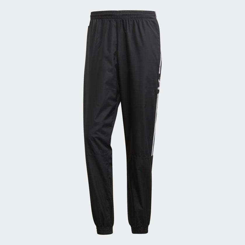 Adidas black polyester lycra track pant sales