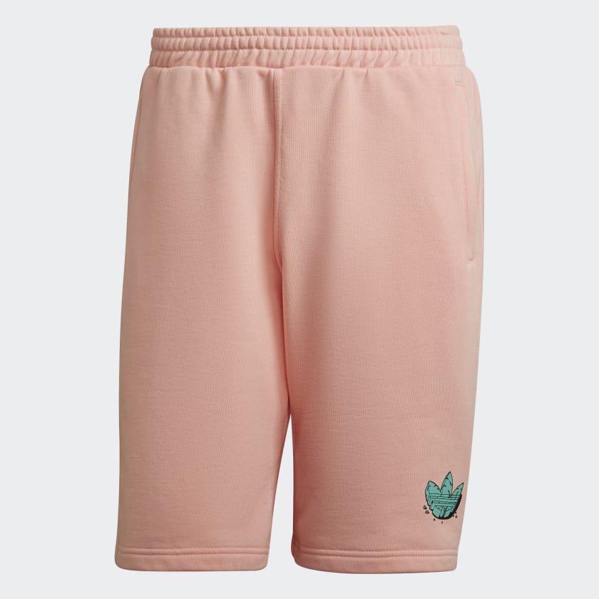 Adidas pink shorts mens sales