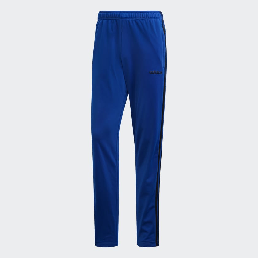 adidas Essentials 3 Stripes Tapered Pants Blue adidas Thailand
