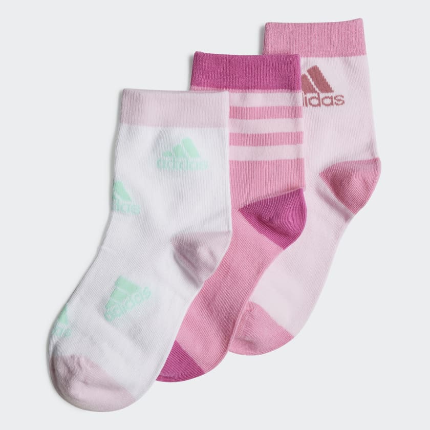 adidas Graphic Socks 3 Pairs - Pink | adidas Philippines
