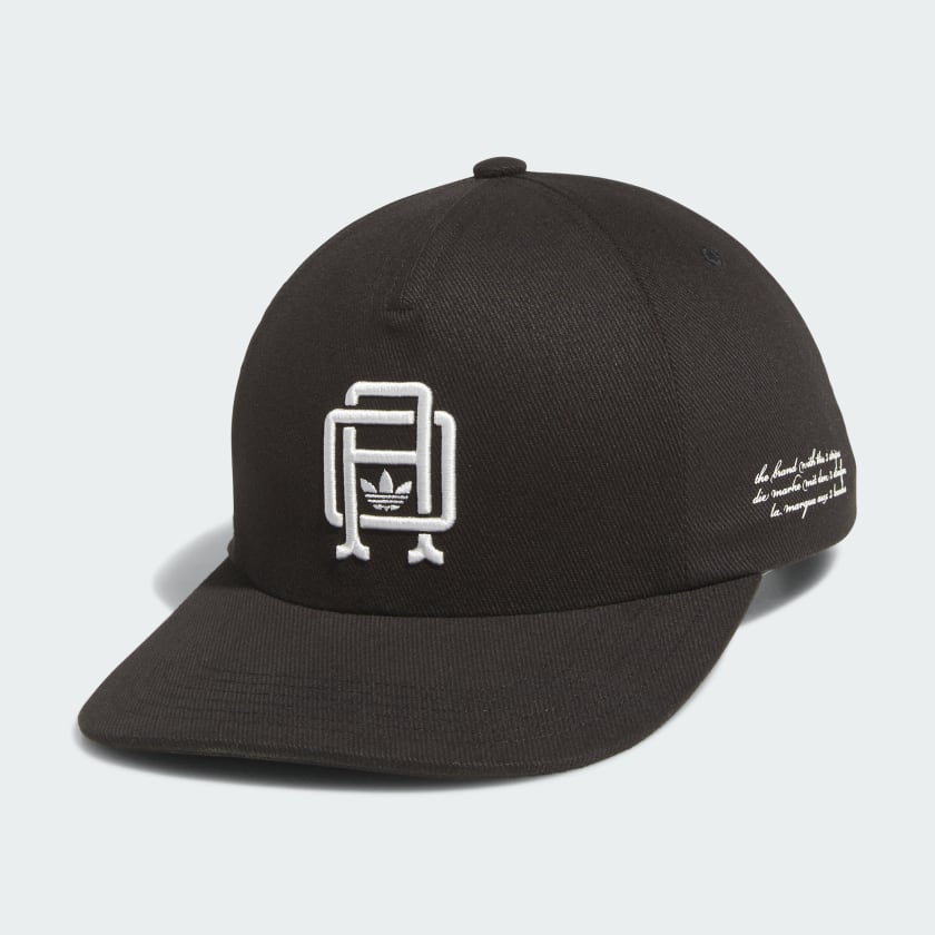 人気 ADIDAS Originals Collegiate Crest 5 Panel Strapback Hat adidas Collegiate Relaxed Strapback Hat - Blue | Free