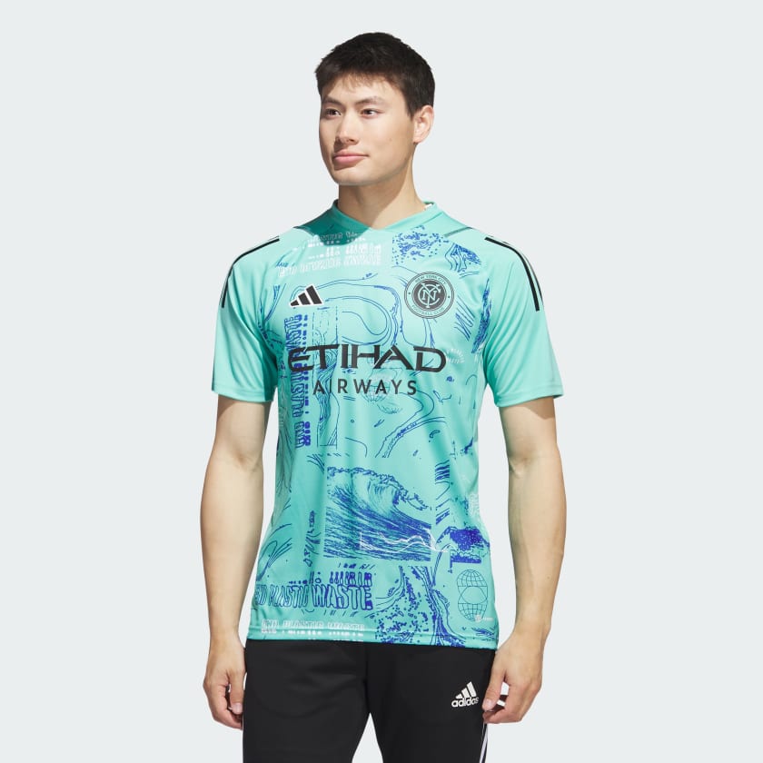 adidas New York City FC Tiro Graphic Jersey - Green | Free Shipping with  adiClub | adidas US