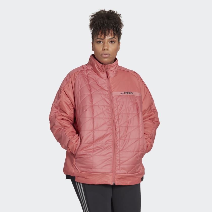 adidas TERREX Multi Insulated Jacket (Plus Size) - Red | Women\'s Lifestyle  | adidas US