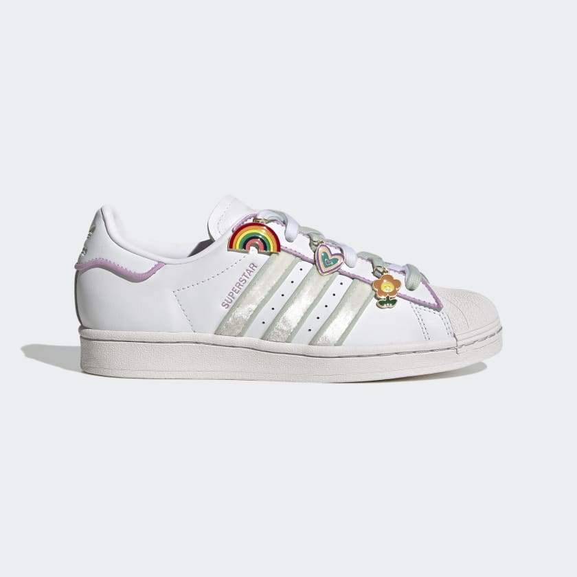 adidas Originals Boys Superstar I Sneaker, White/Black/White