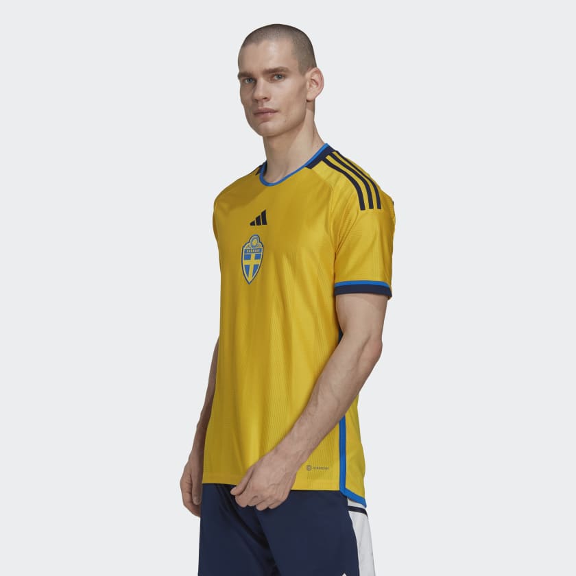 Camiseta primera equipación Suecia 22 - Amarillo adidas |