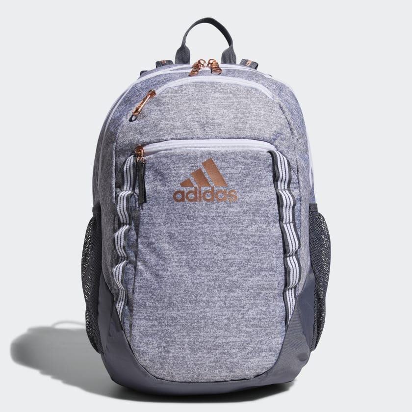 Adidas Teal and Coral Backpack Book Bag with Load Spring Straps