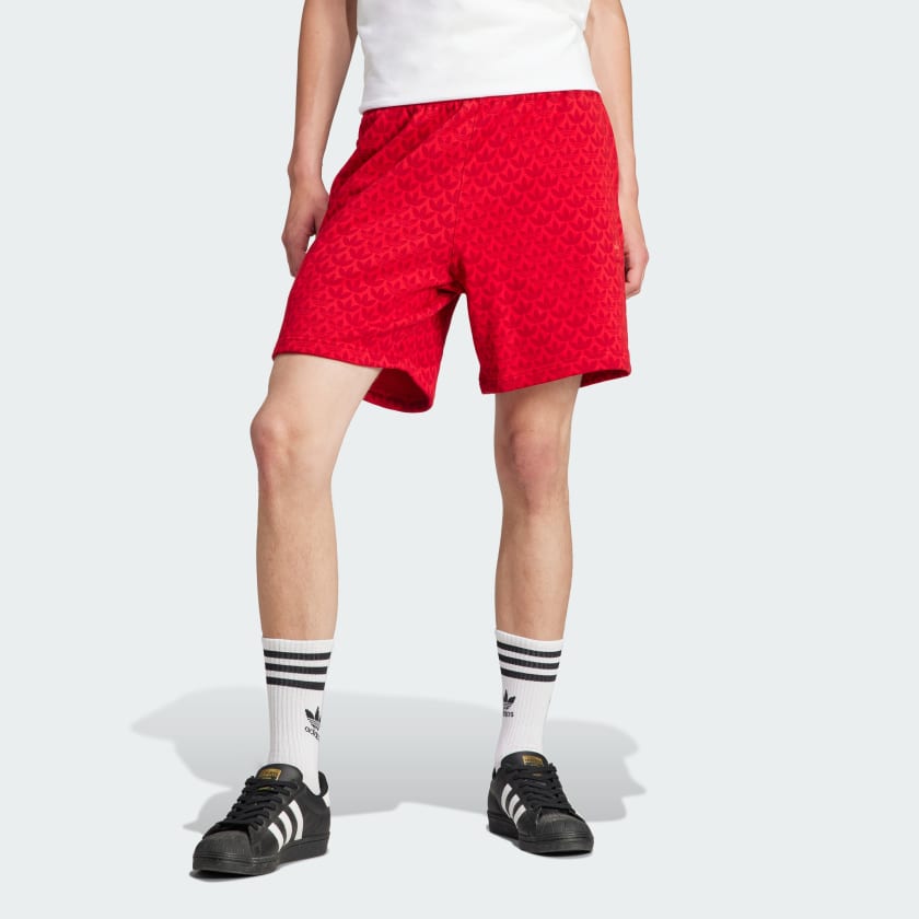 adidas Graphics Monogram Shorts - Red | Men's Lifestyle | adidas US