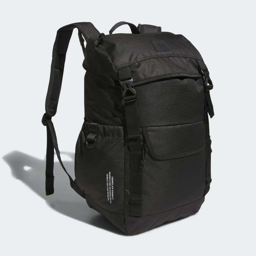 Adidas school backpack black hot sale