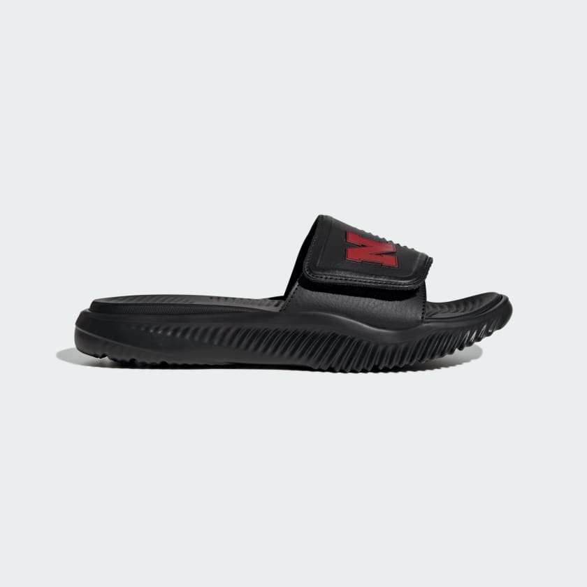 adidas Nebraska Alphabounce Slide 2.0 Black Free Shipping with adiClub adidas US