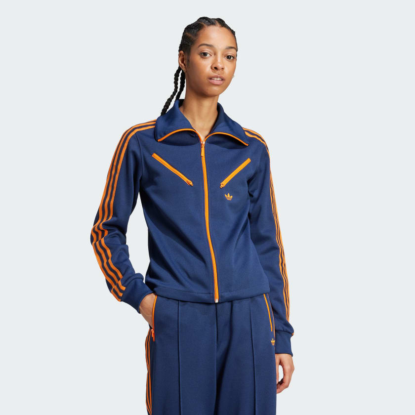 Adidas Adicolor 70s Montreal Track Top Indigo A M Women Lifestyle Tracksuits