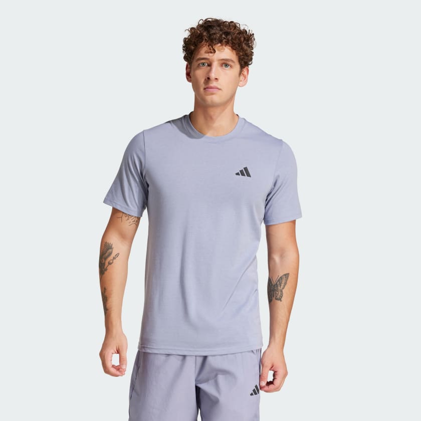adidas Train Essentials Feelready Training T-Shirt - Purple | adidas UK