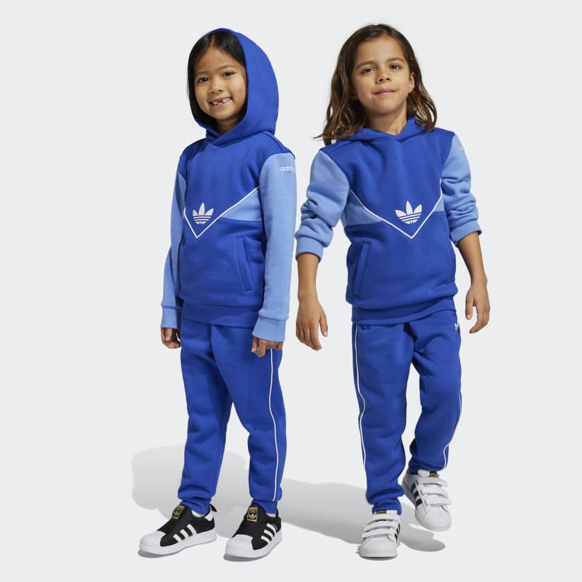 Adicolor adidas Set - Kids\' adidas Blue | US Lifestyle Hoodie |