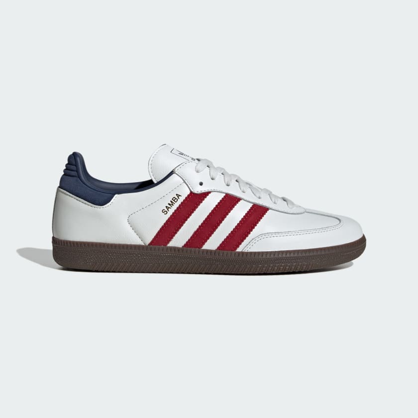 Samba white red outlet