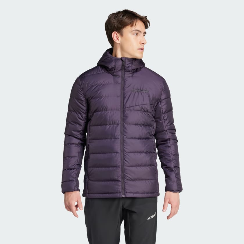 Adidas terrex light down hooded jacket discount