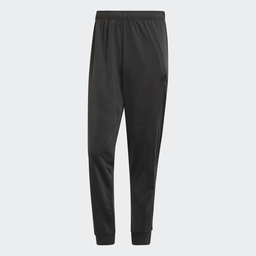 ⚫️ Adidas 3S Warm Up Jogger Track Pant Men's Tricot Black Athletic Bottoms  #105 | Inox Wind