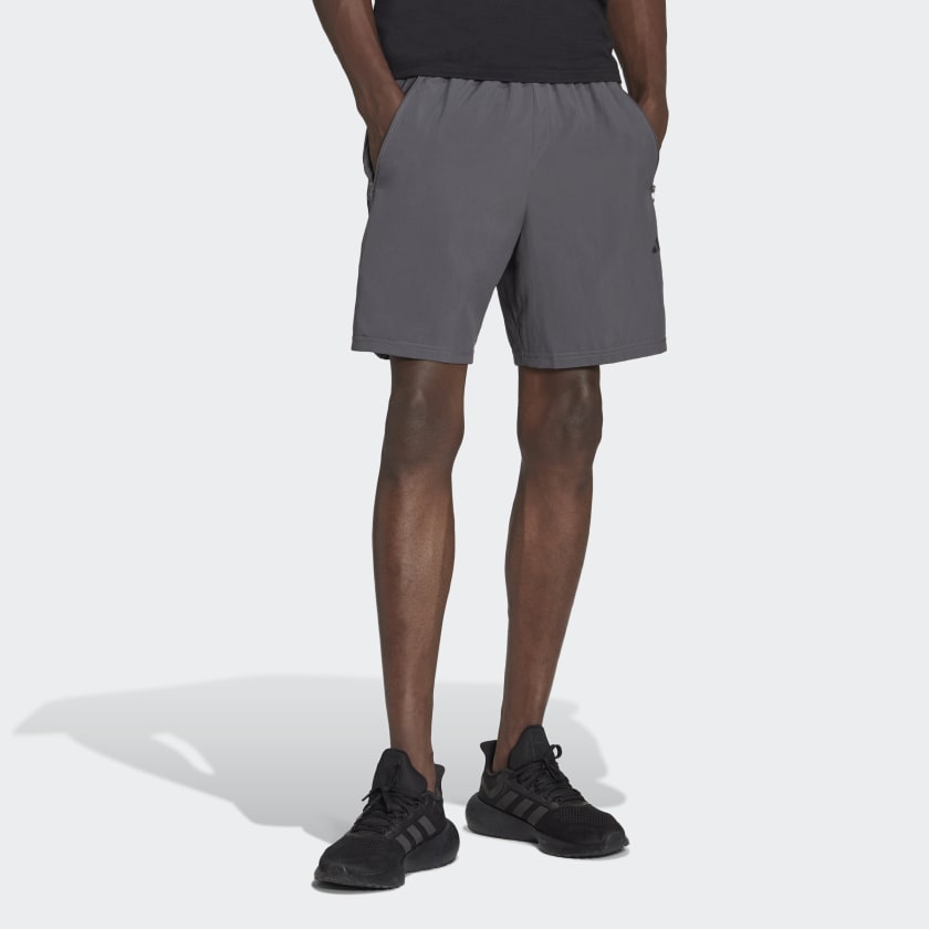Woven Shorts adidas US Training Men\'s - Essentials Train Grey | | Training adidas