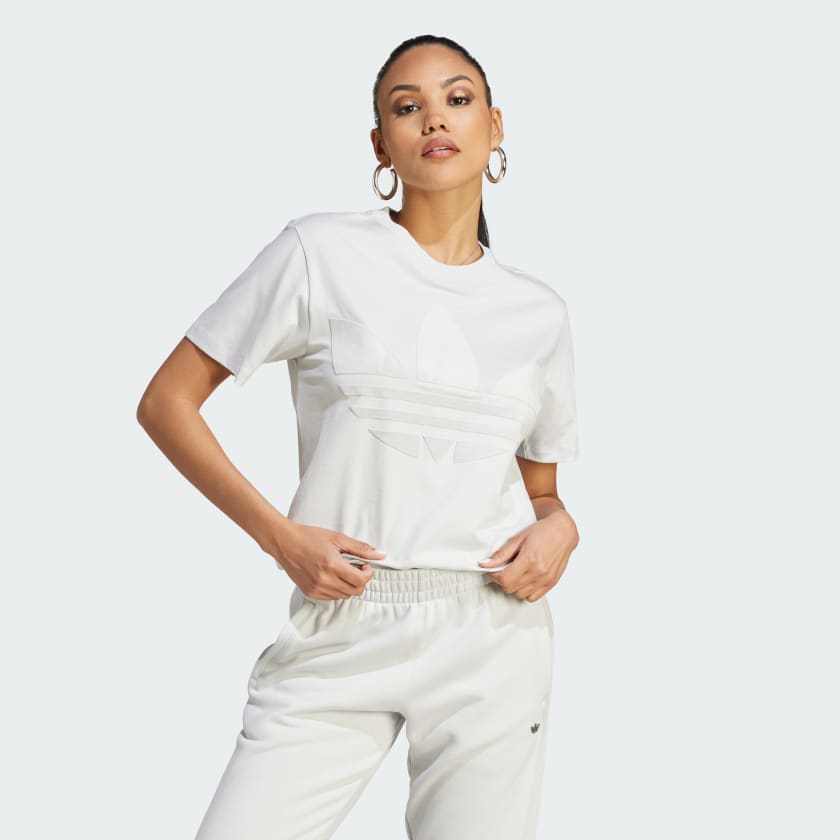 Adidas oversize trefoil best sale