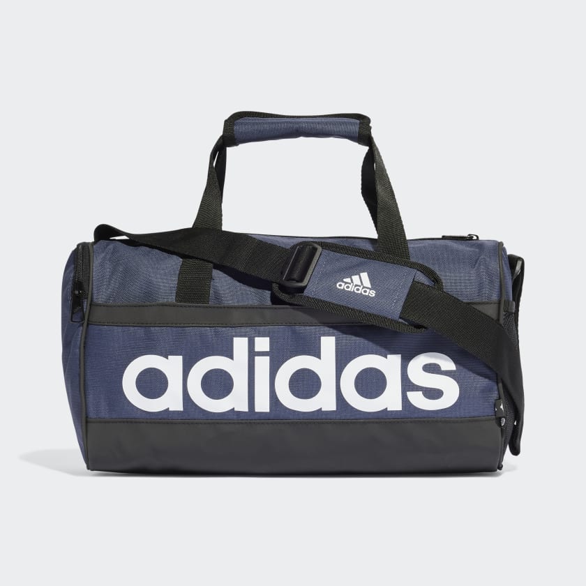 adidas Essentials Linear Duffel Bag Extra Small - Blue | Free Delivery ...