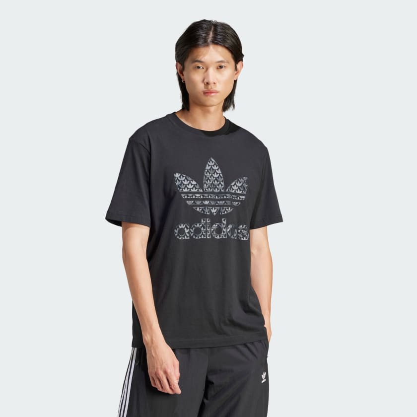 Adidas originals womens monogram t-shirt sale