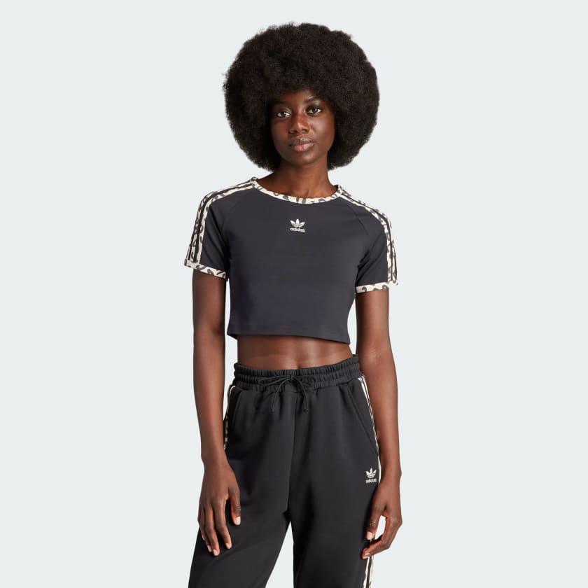 adidas Originals Leopard Luxe Baby T Shirt Schwarz adidas Deutschland