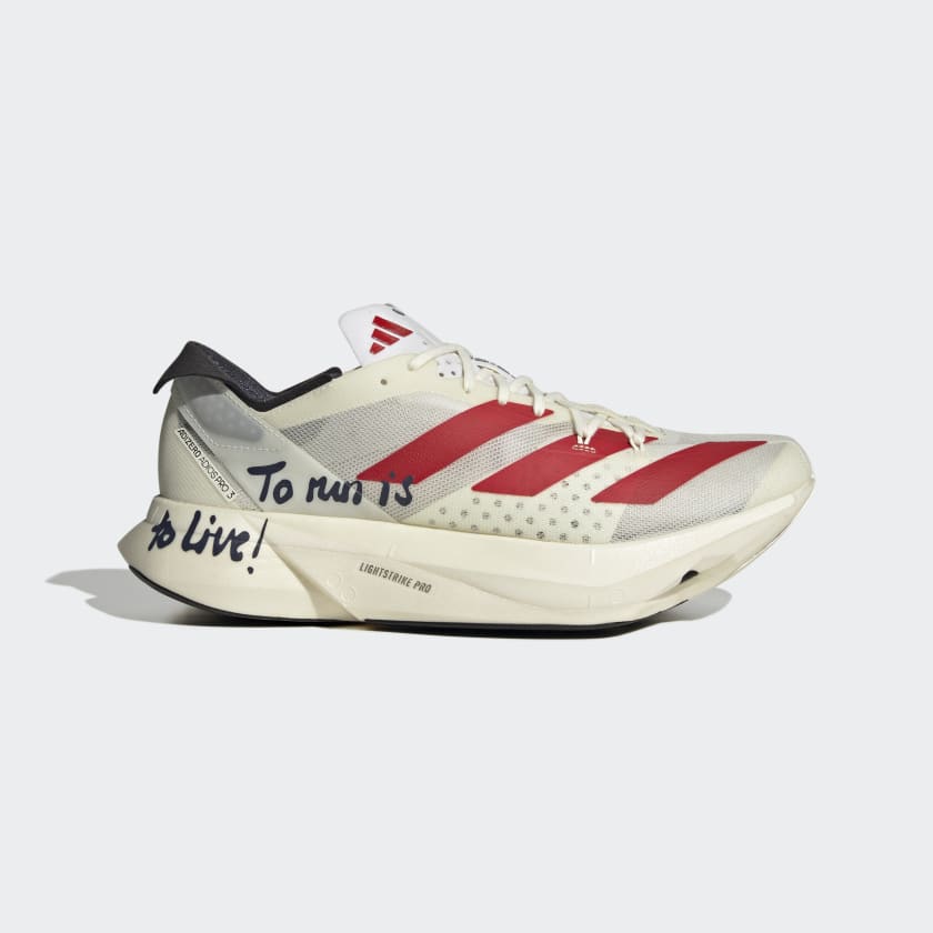 adidas Adios Pro 3 Shoes - White | Unisex Running adidas US