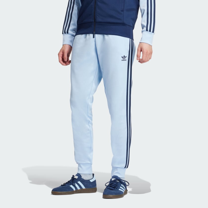 adidas Adicolor Classics SST Trainingsbroek Blauw adidas Officiele Shop