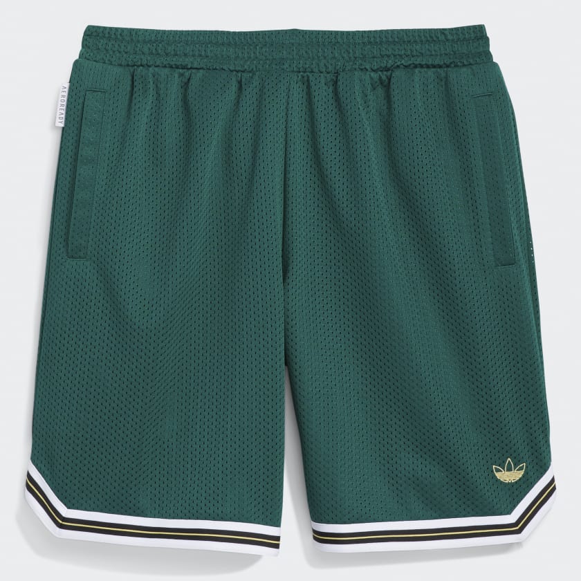 adidas Tyshawn Basketball Shorts Gender Neutral Green adidas New Zealand