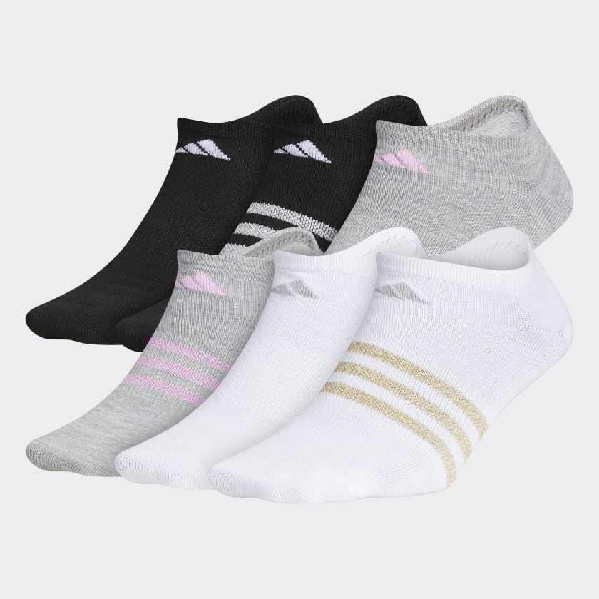 adidas Superlite No-Show Socks 6 Pairs - Multicolor | CK0609 | adidas US