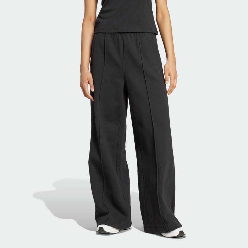 adidas Premium Essentials Pintuck Wide Leg Hose Schwarz adidas Deutschland