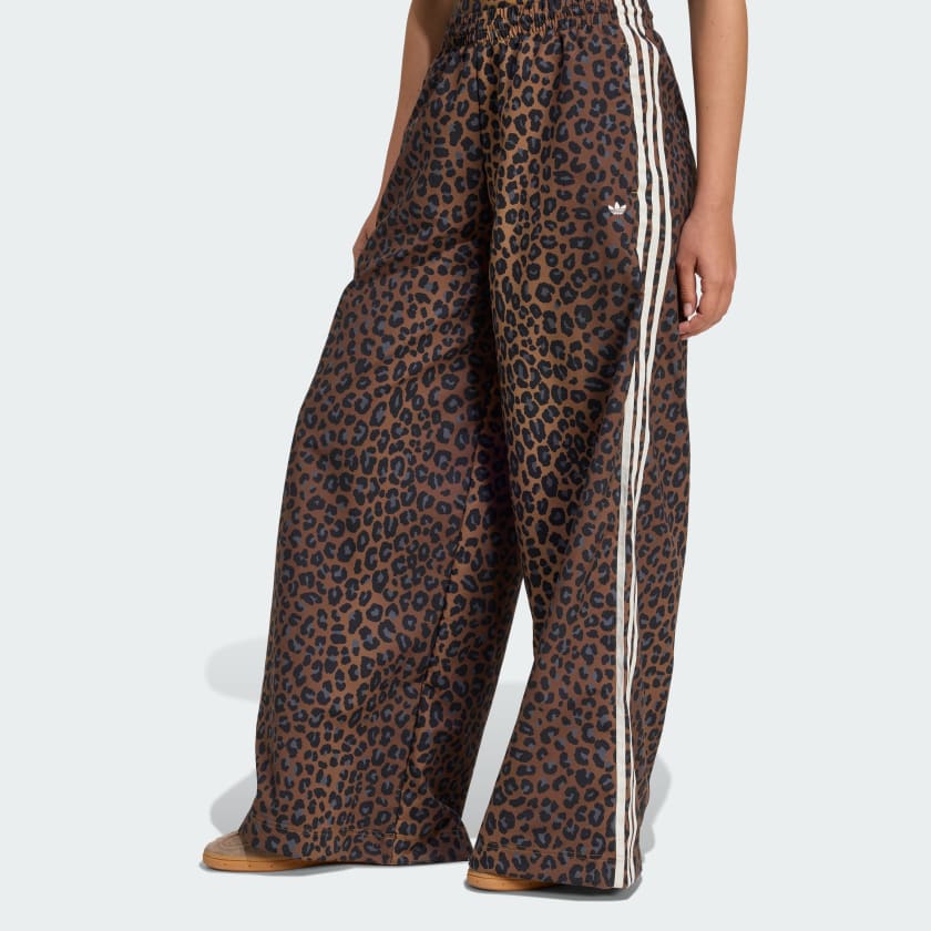 adidas Leopard Firebird Oversized Track Pants - Multicolor