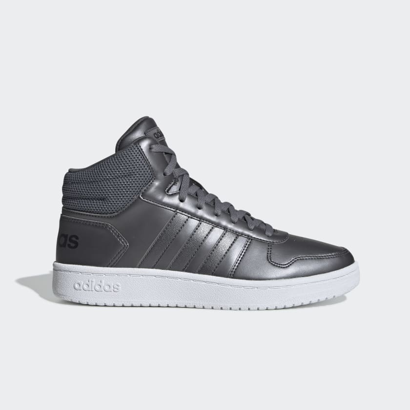 Tênis hoops 2.0 mid preto 2025