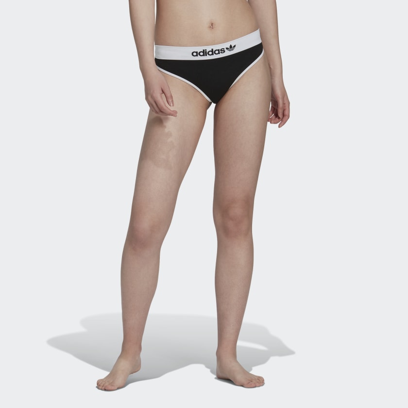 Buy adidas Women's Thong Underwear, Black/Matte Silver, Medium/Large Online  at desertcartSeychelles