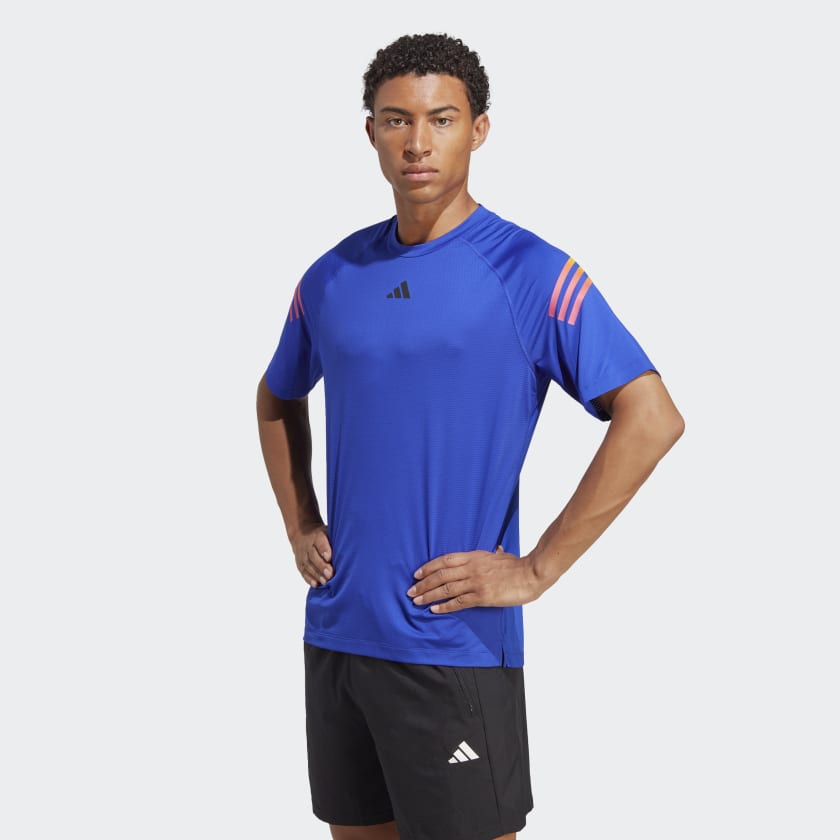 adidas Train Icons 3-Stripes Training - Men\'s Blue | US Training adidas | Tee