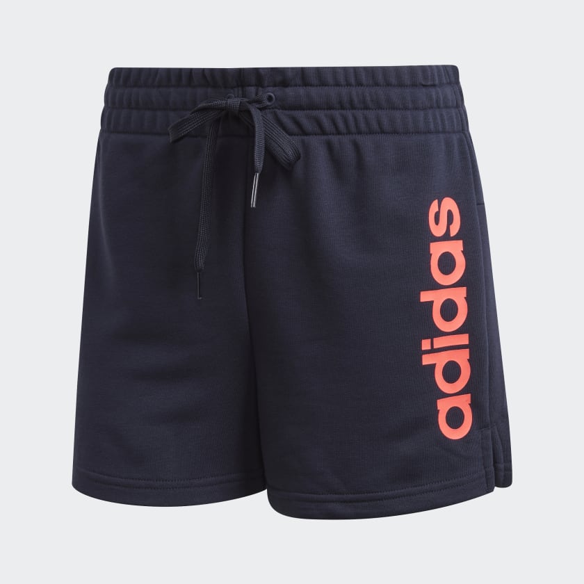 Adidas essentials best sale linear logo shorts
