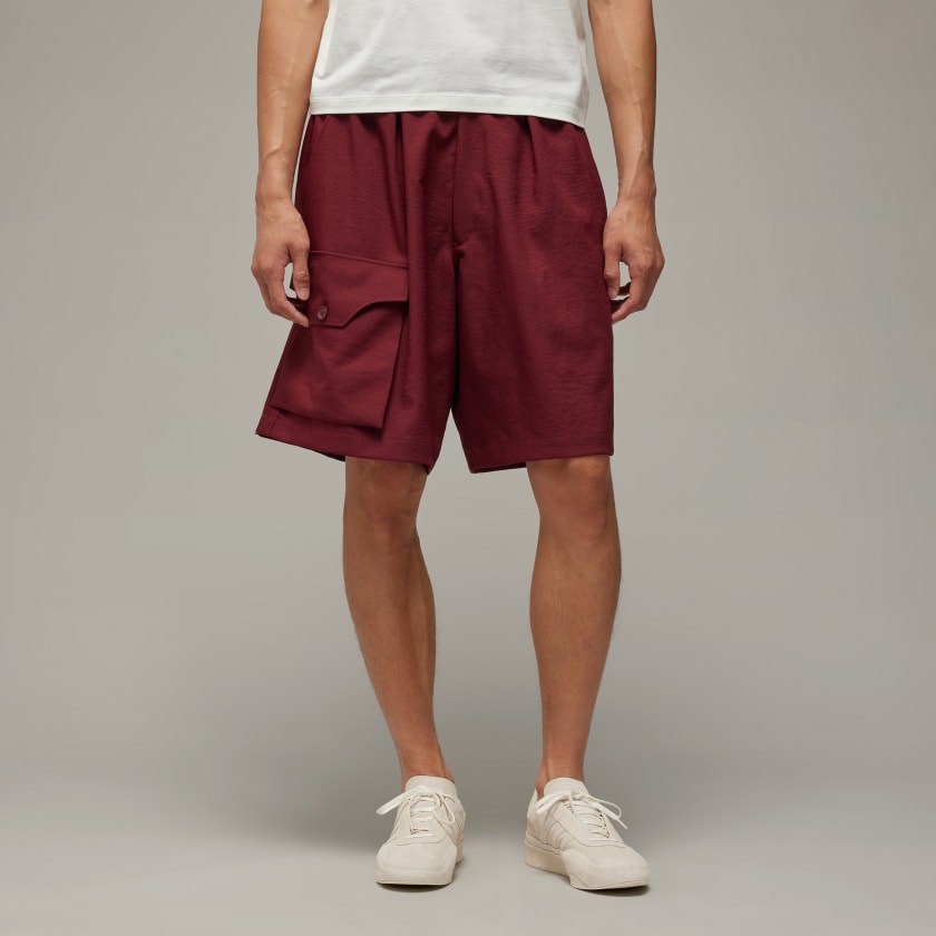 adidas Y 3 Sport Uniform Shorts Burgundy adidas Singapore