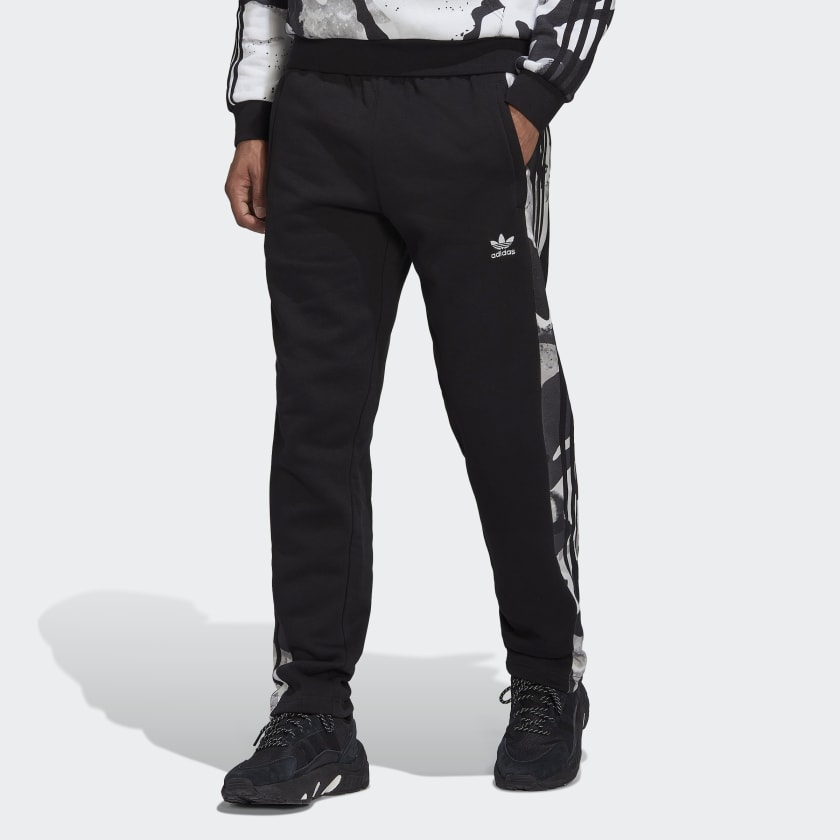 adidas Camo Series Sweat Pants - Black, Men's Lifestyle