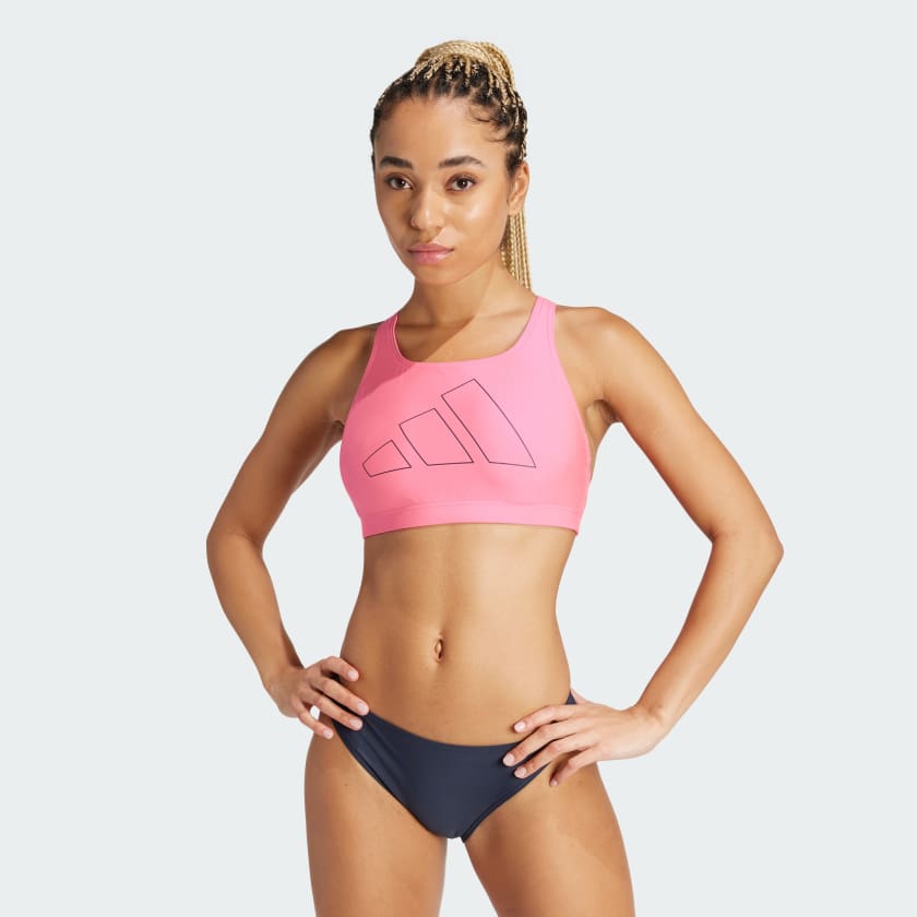 Pink cheap adidas bikini