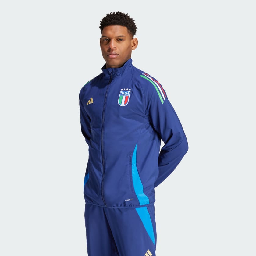 adidas Italien Tiro 24 Competition Prasentationsjacke Blau adidas Deutschland