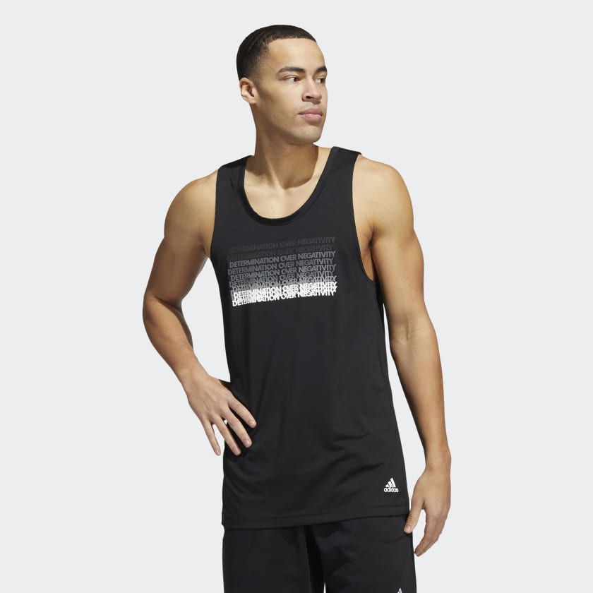 adidas D.O.N. Issue 4 Future of Fast Tank Top - Black | Men's ...