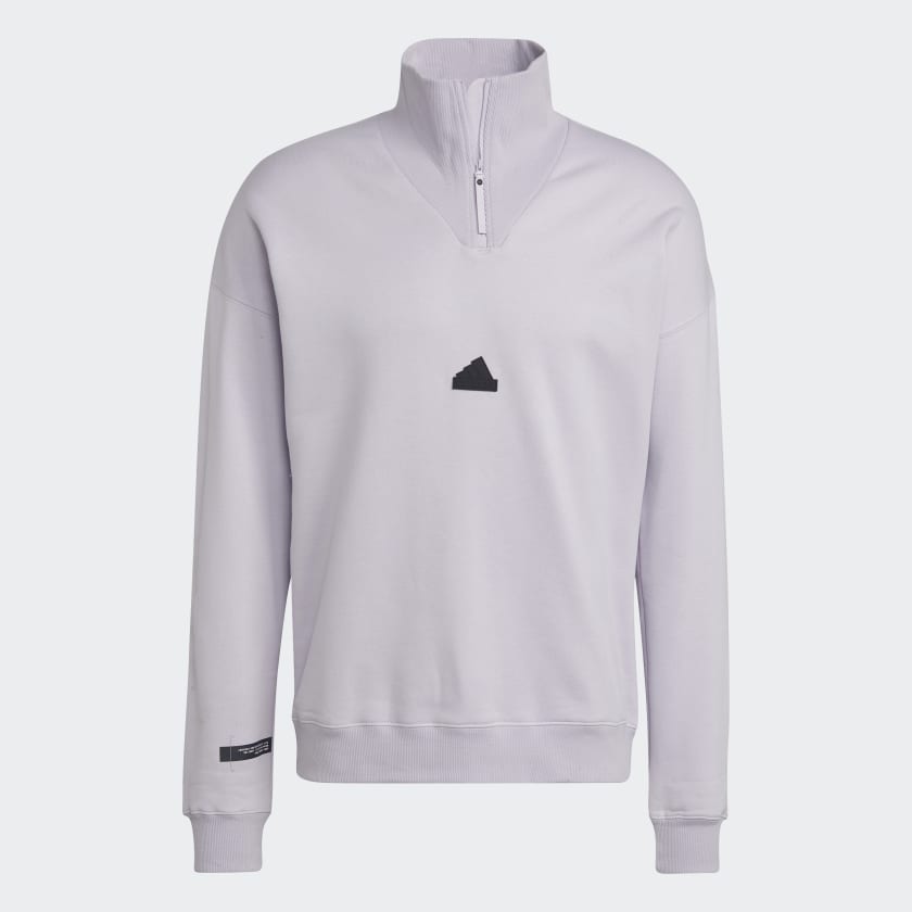 Adidas modular quarter zip sweatshirt top