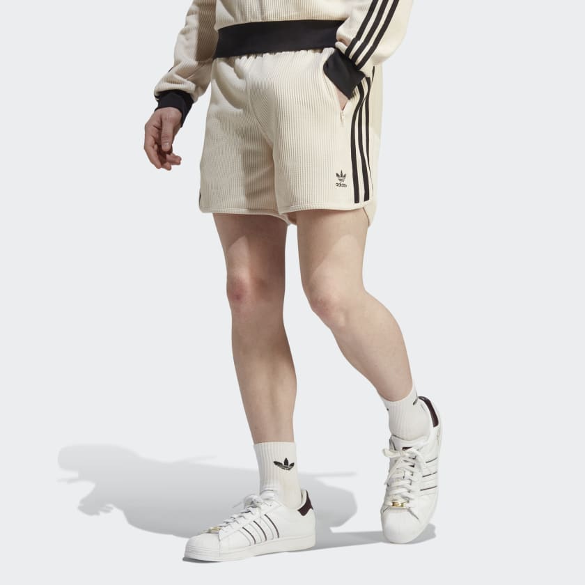 adidas Adicolor Classics Waffle Shorts - White | Men's Lifestyle | adidas US