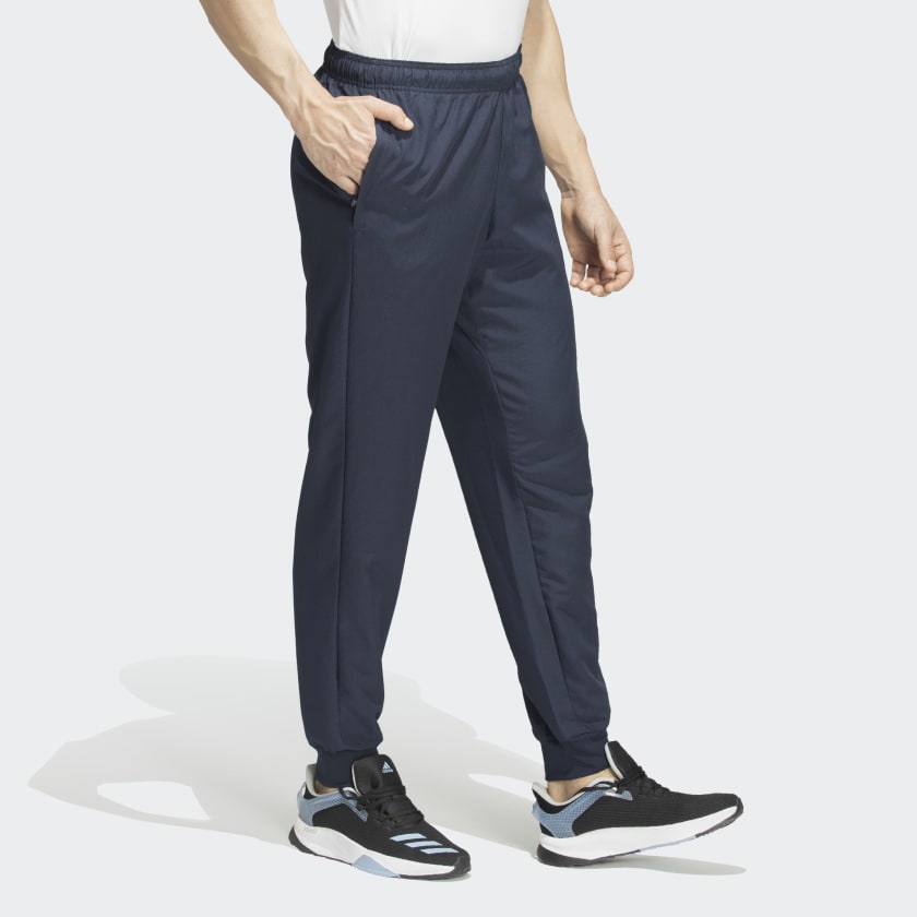 adidas Performance Aeroready Essentials Stanford Tapered Cuff Pants   Trousers  Booztcom