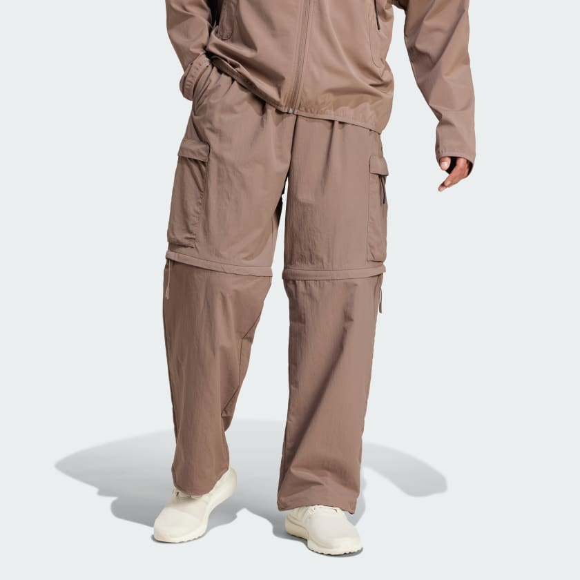 Adidas zip off trousers hotsell