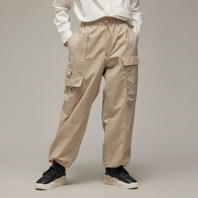 adidas Y-3 Crinkle Nylon Pants - Brown | Men's Lifestyle | adidas US