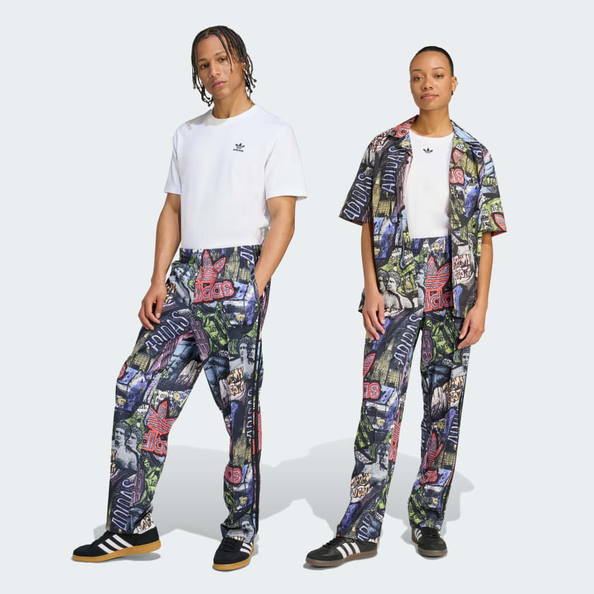 通販生活 ファッション × adidas ジェレミー・スコット マルチ - AOPトラックパンツ パンツ
