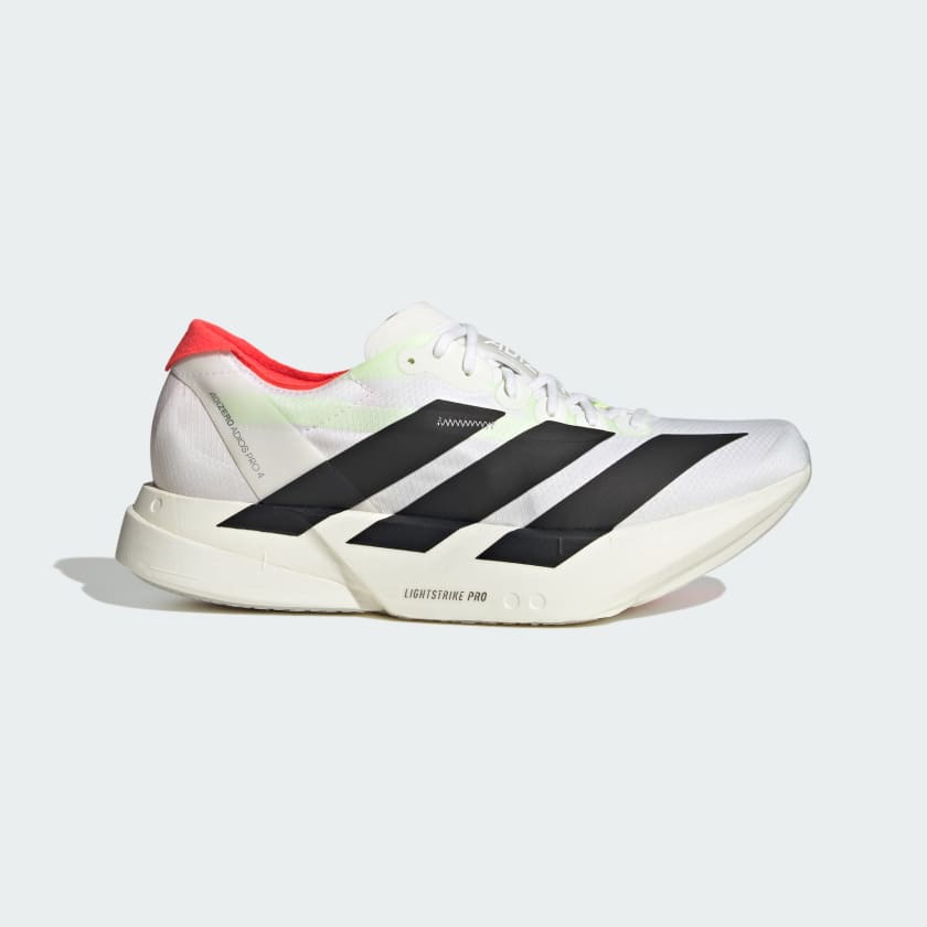 人気のファッションブランド！ adidas Adizero Adios Pro 4 Shoes - White | Free Shipping スパイク・シューズ