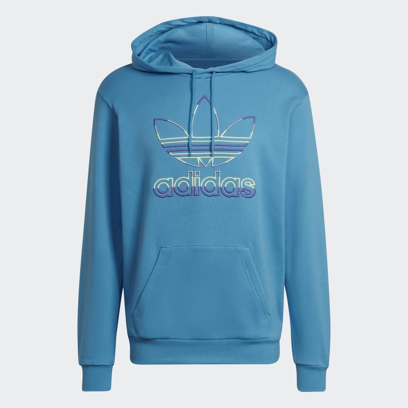 Adidas trefoil hoodie india hot sale